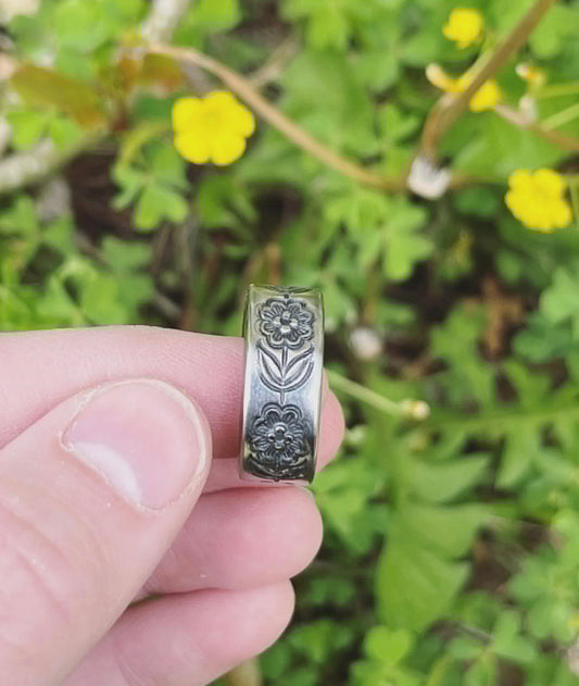 Country Lane Spoon Ring