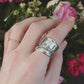 Vintage Elegance: Spiral Handcrafted Spoon Ring in Springtime 1847 by Rogers