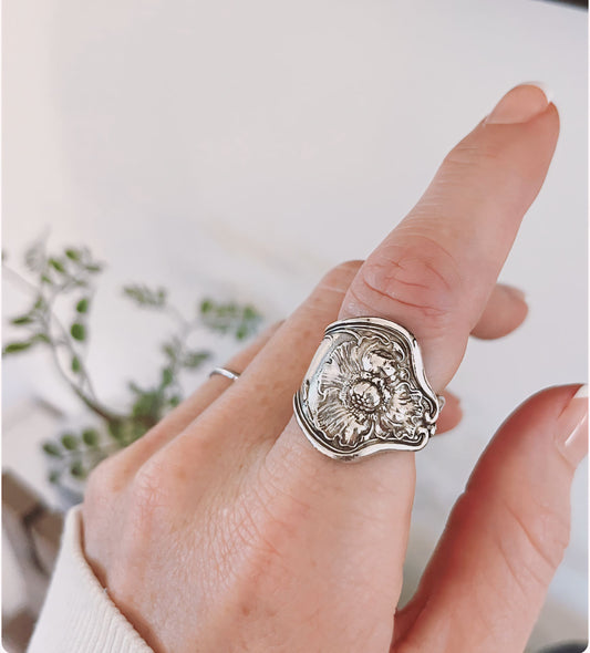 Poppy 1914 Spoon Ring