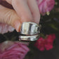 Vintage Elegance: Spiral Handcrafted Spoon Ring in Springtime 1847 by Rogers