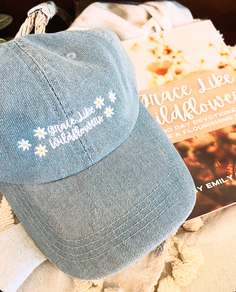 Hat + Book Bundle- Grace Like Wildflowers