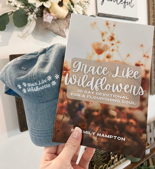 Hat + Book Bundle- Grace Like Wildflowers