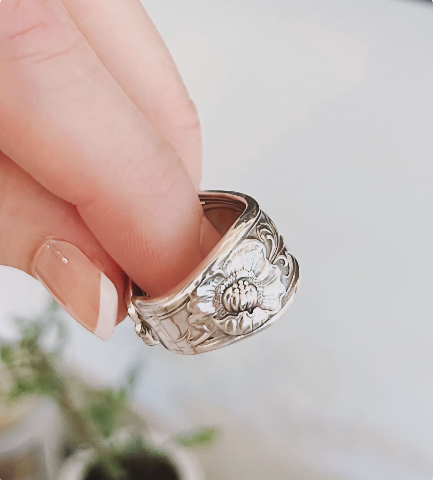 Poppy 1914 Spoon Ring