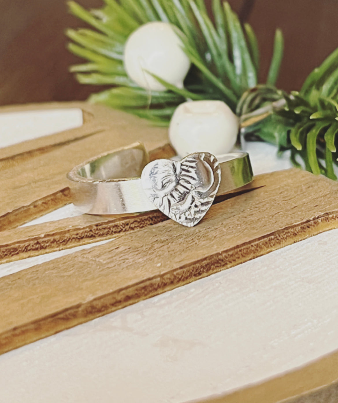 Fork Tine Ring Wedding Set