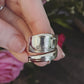 Vintage Elegance: Spiral Handcrafted Spoon Ring in Springtime 1847 by Rogers