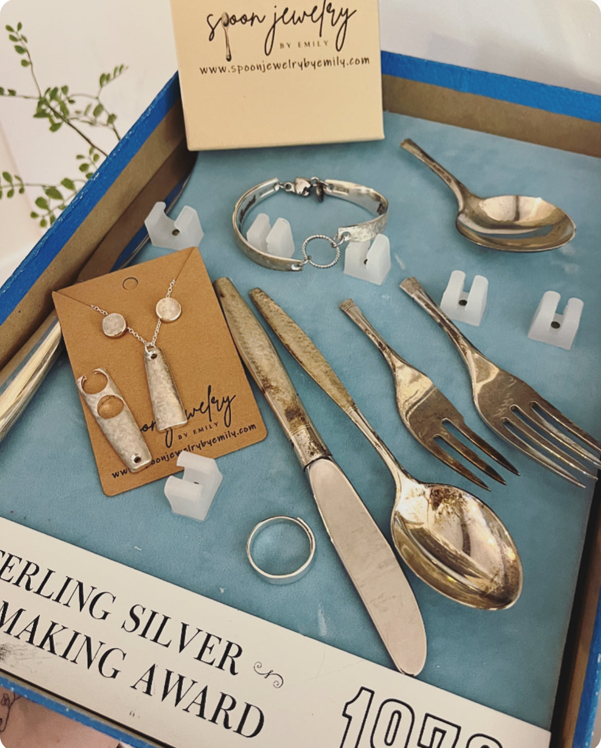 Custom Silverware Jewelry Made from Personal Silverware