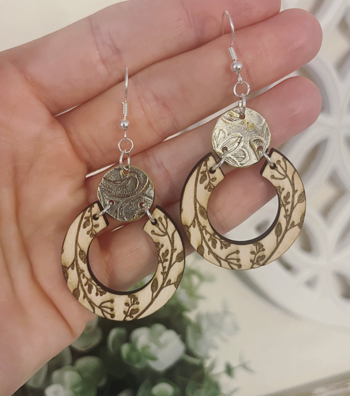 Eternal Blossom Hoops