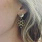 Wooden Daisy Earrings