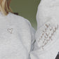 Created with a Purpose Embroidered Sweatshirt with Heart