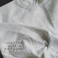 Created with a Purpose Embroidered Sweatshirt with Heart