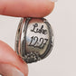 Custom Engraved Bible Verse Ring (Cursive)