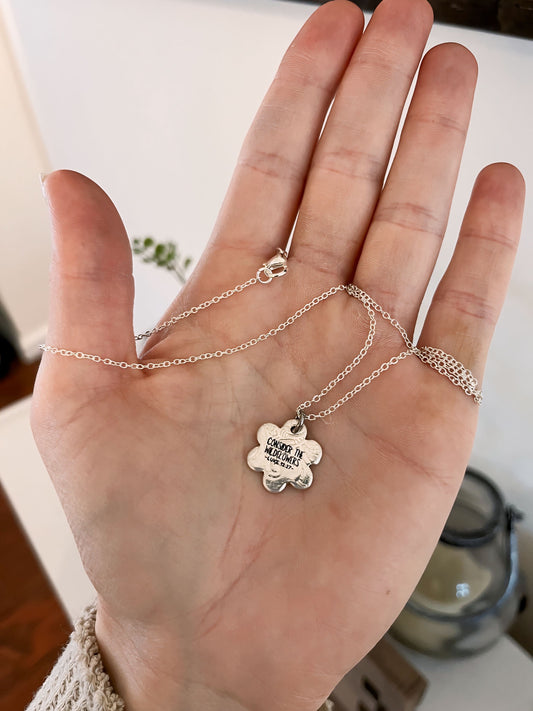 Consider the Wildflowers Necklace