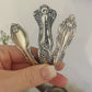 Silverware Hair Clips