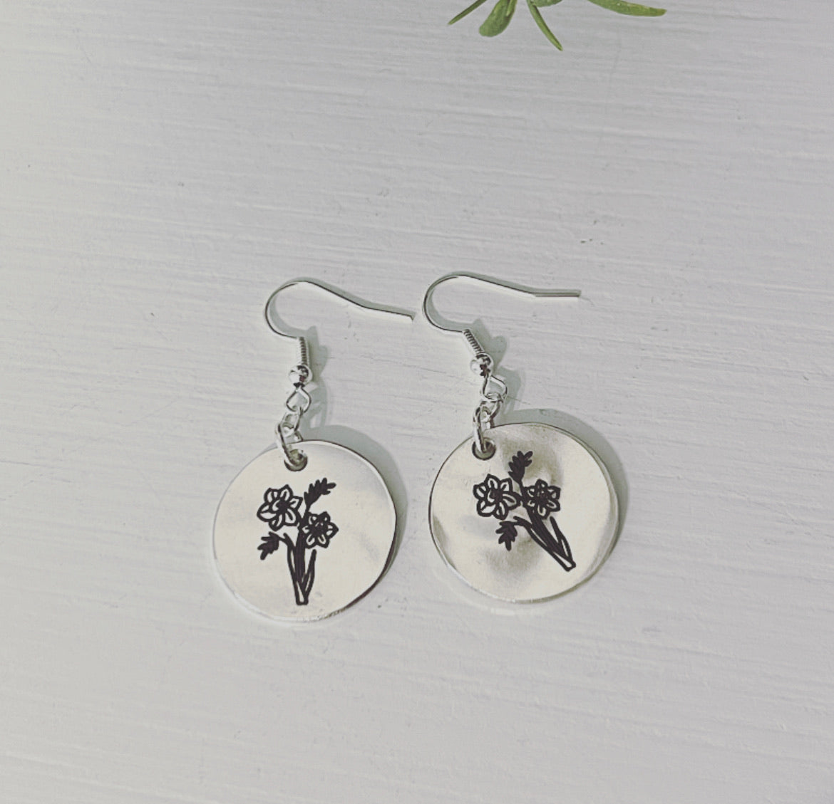 March Daffodil Birth/Anniversary Customized Jewelry