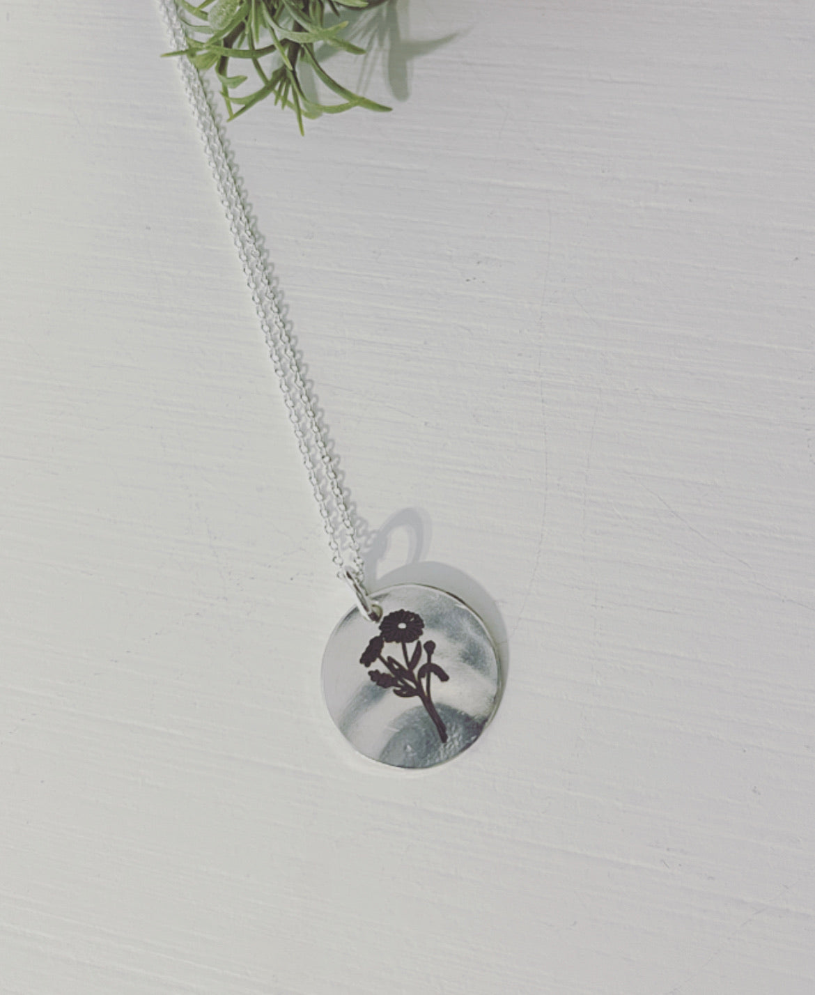 April Daisy Birth/Anniversary Customized Jewelry