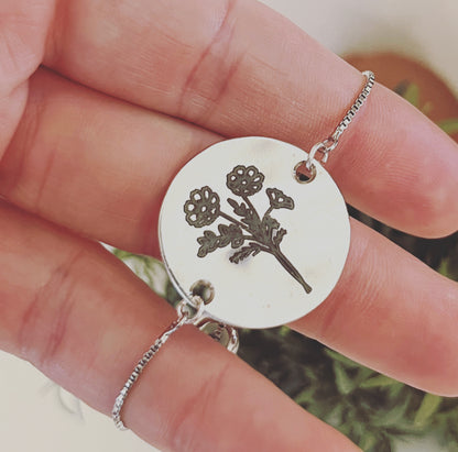 October Cosmos Birth/Anniversary Customized Jewelry