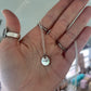 Pray Dainty Circle Necklace