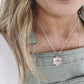 Pray Dainty Daisy Necklace