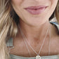 Be Still Dainty Circle Necklace