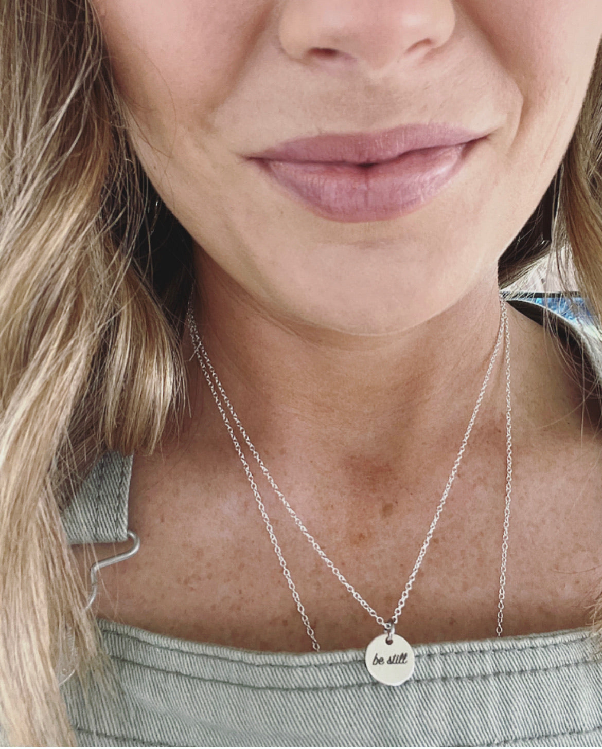 Be Still Dainty Circle Necklace