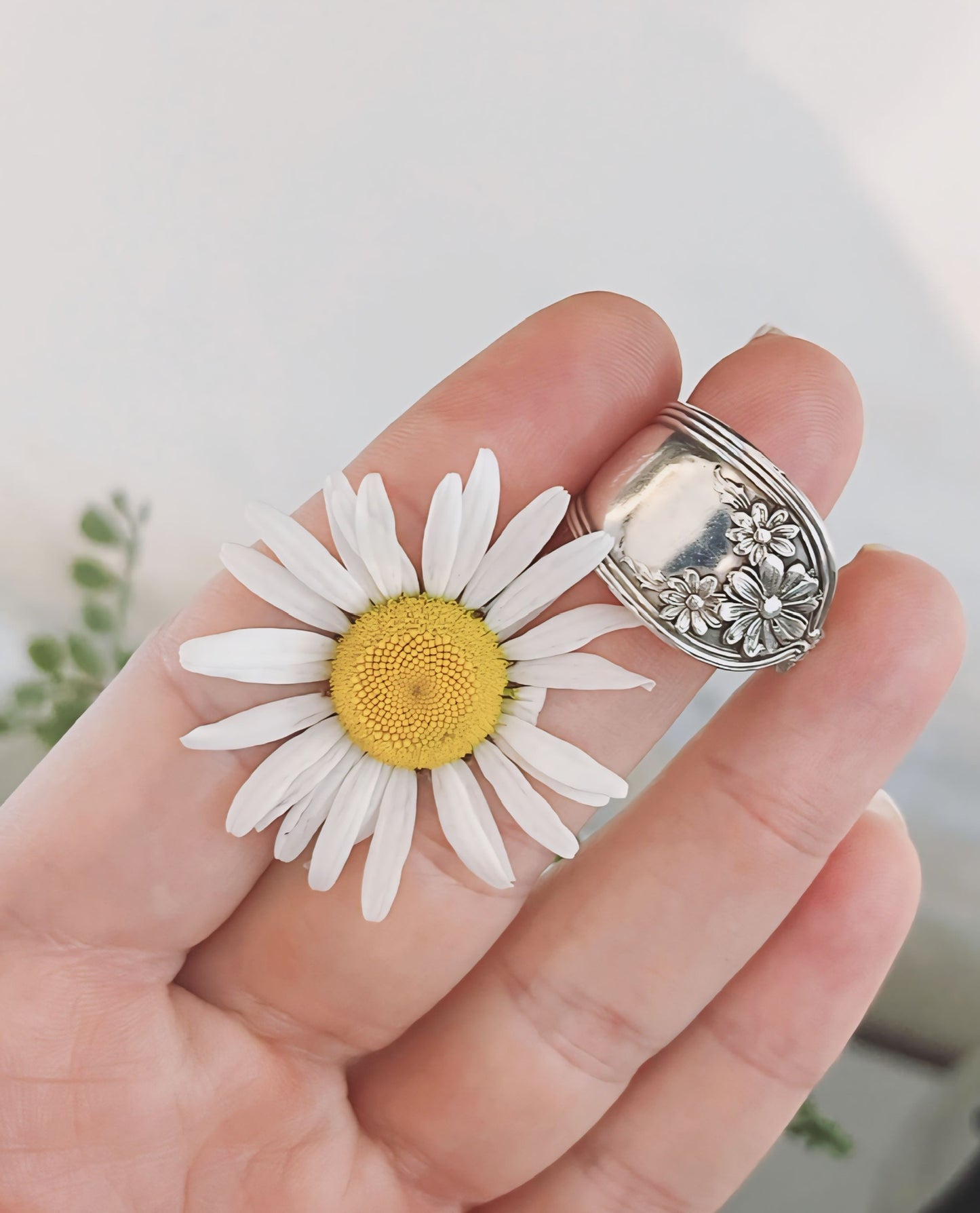 New Daisy Vintage Spoon Ring