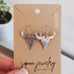 Longhorn Earrings and Necklace Set