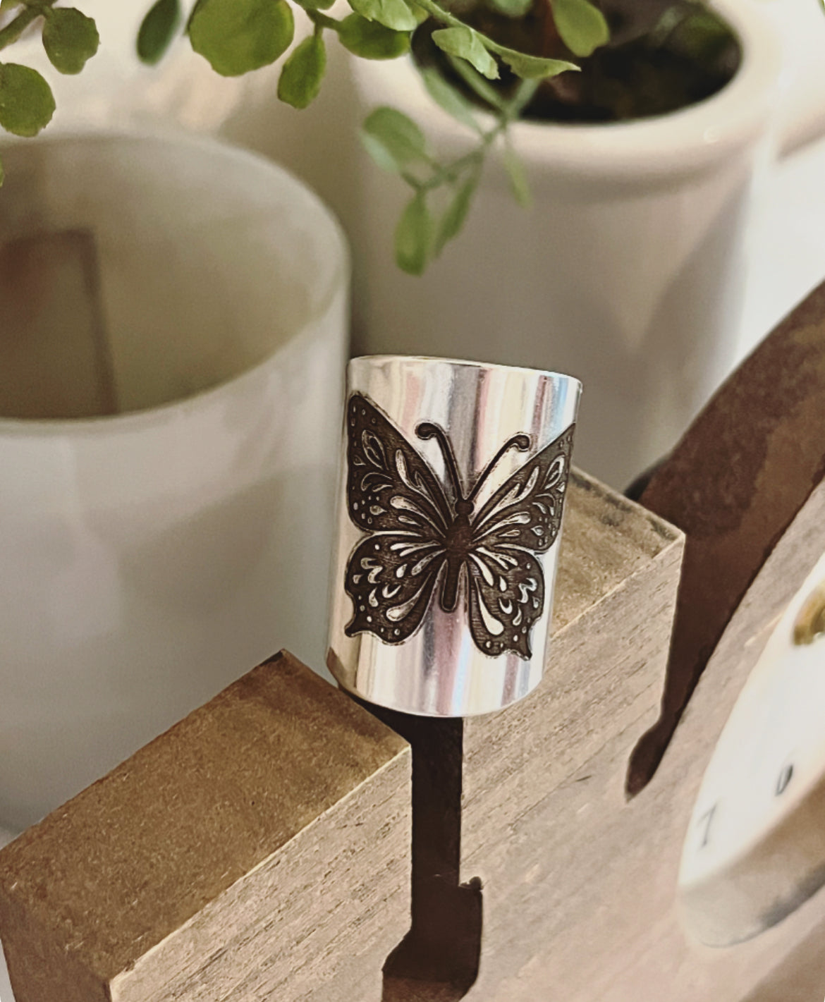 Handmade Butterfly Spoon Ring