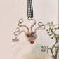 Rudolph Fork Christmas Ornament