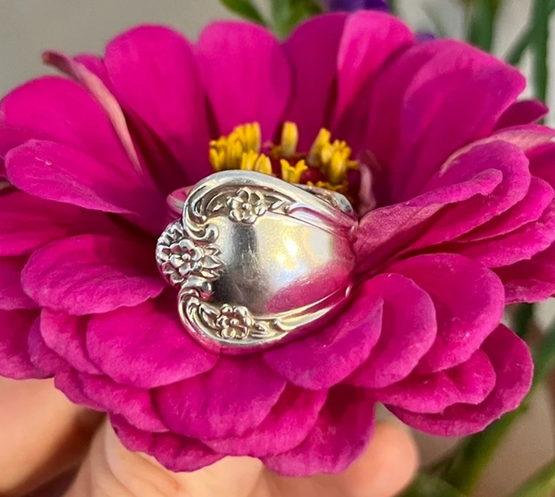 Vintage DAYBREAK/ELEGANT LADY Spoon Ring