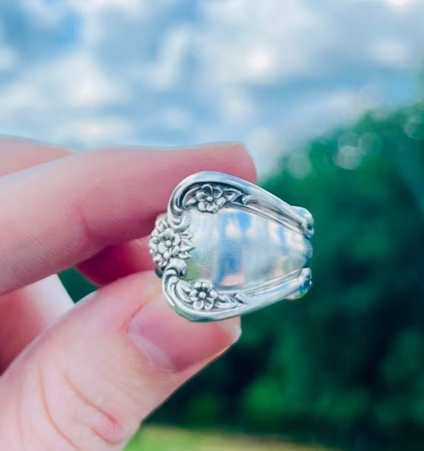 Vintage DAYBREAK/ELEGANT LADY Spoon Ring