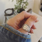 Choose Your Own Bible Verse Spoon Ring in the Remembrance Pattern