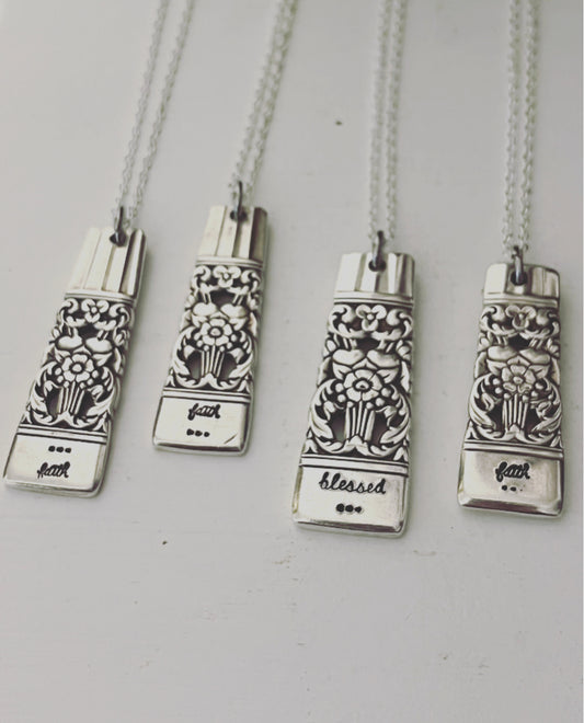 Stamped Coronation Necklace