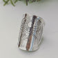 Mountain Scene Hand Embossed Spoon Ring