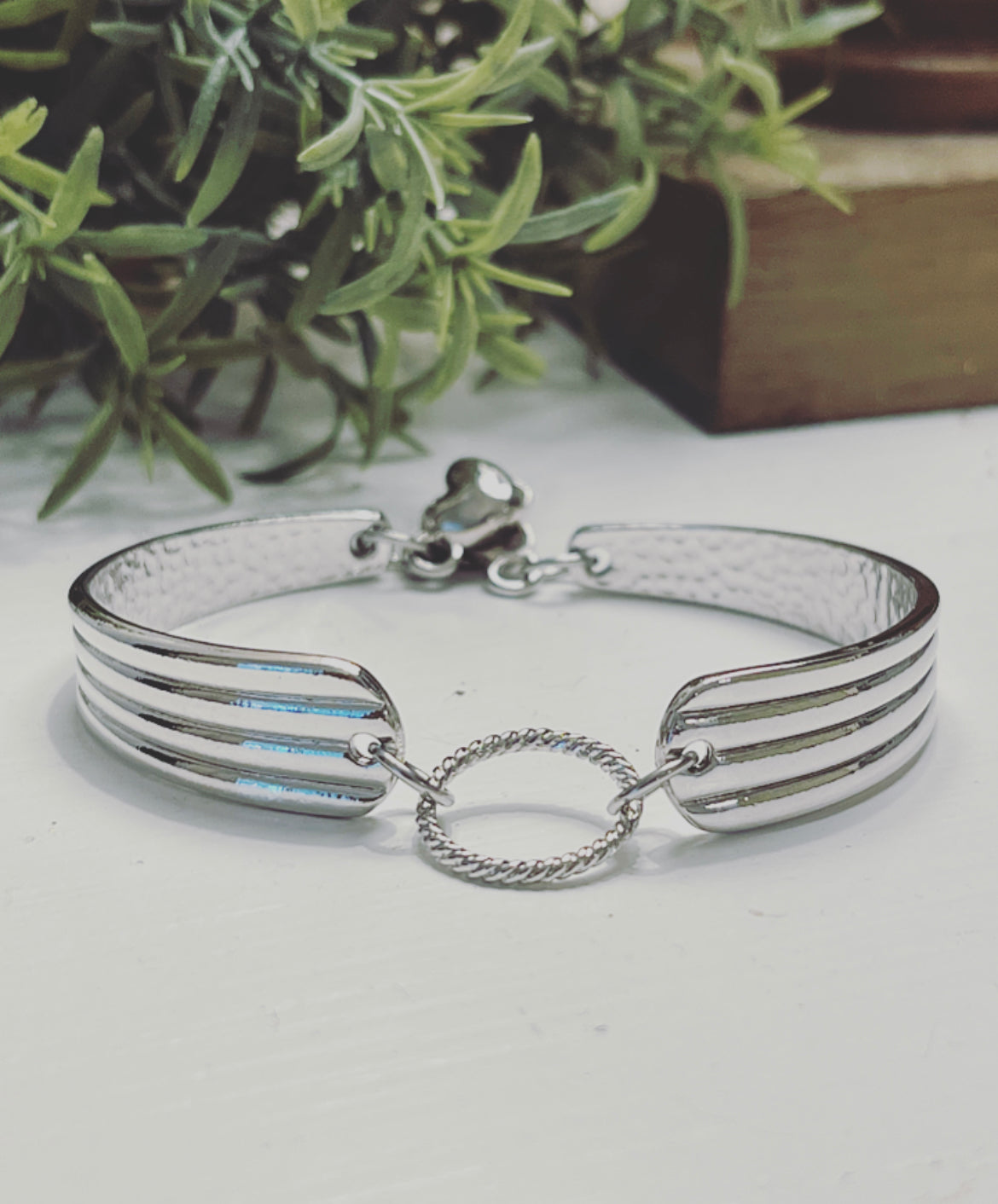 Lined Spoon Bracelet