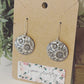 April Knife Handle Domed Earrings