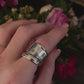 Vintage Elegance: Spiral Handcrafted Spoon Ring in Springtime 1847 by Rogers