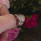 Vintage Elegance: Handcrafted Spoon Ring in Springtime 1847 by Rogers