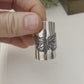 Butterfly Hand Embossed Spoon Ring