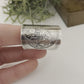 Mountain Scene Hand Embossed Spoon Ring