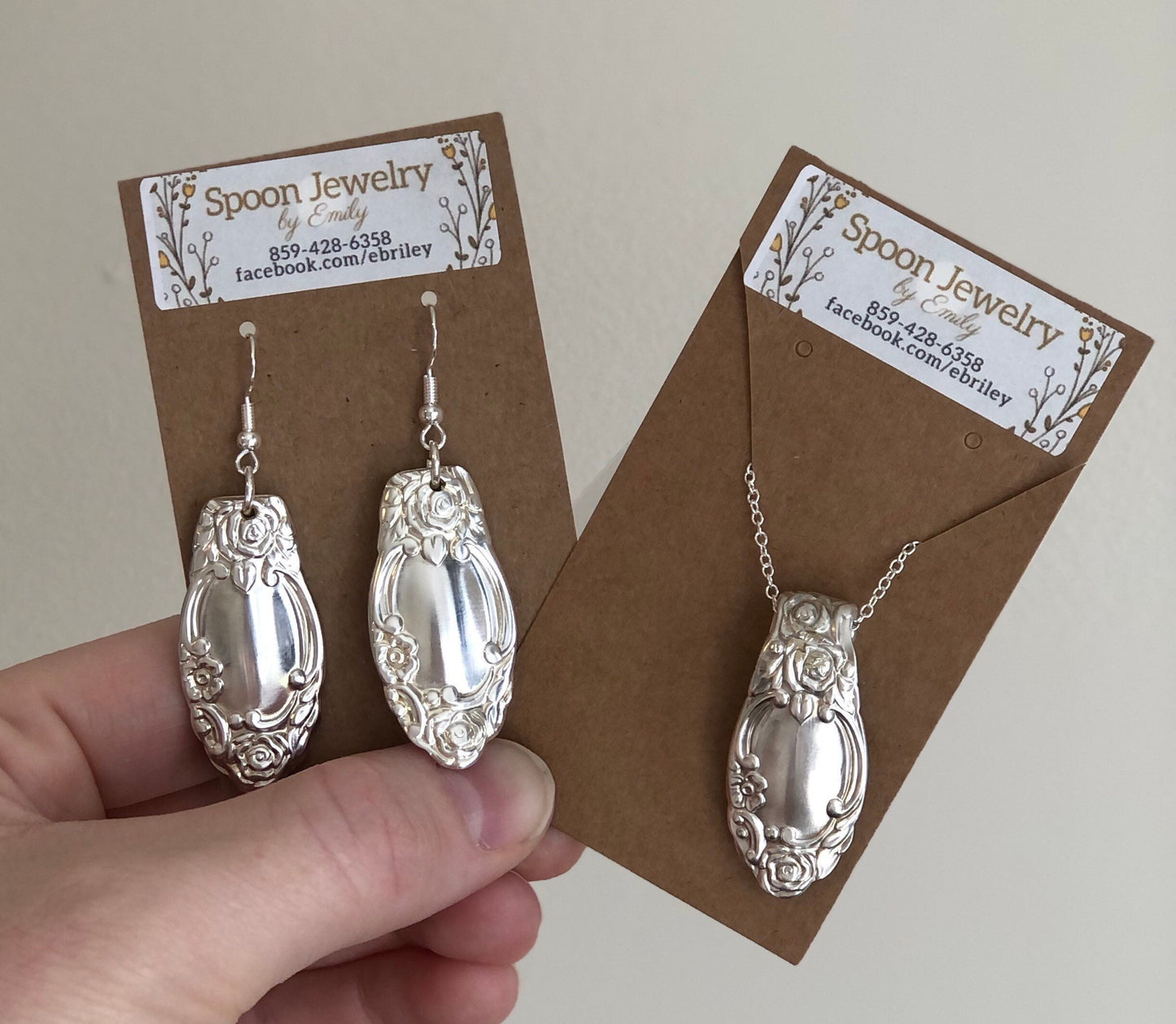 Ballard/Country Lane Spoon Necklace and Earring Set